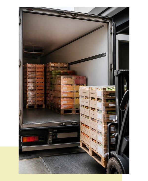 Перевозка сельхозпродукции на паллетах с доставкой в Сочи